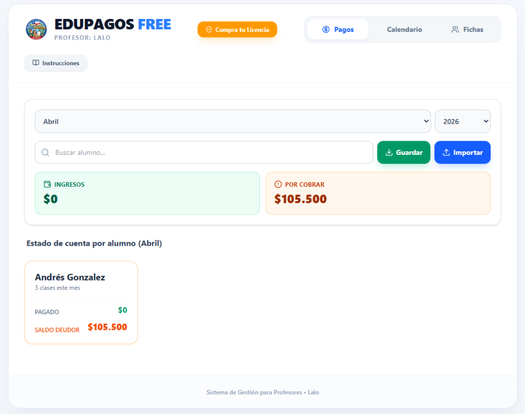 EDUPAGOS Pro